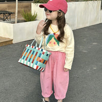 Load image into Gallery viewer, Baby Kid Girls Solid Color Pants Wholesale 23021797

