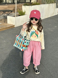 Load image into Gallery viewer, Baby Kid Girls Solid Color Pants Wholesale 23021797
