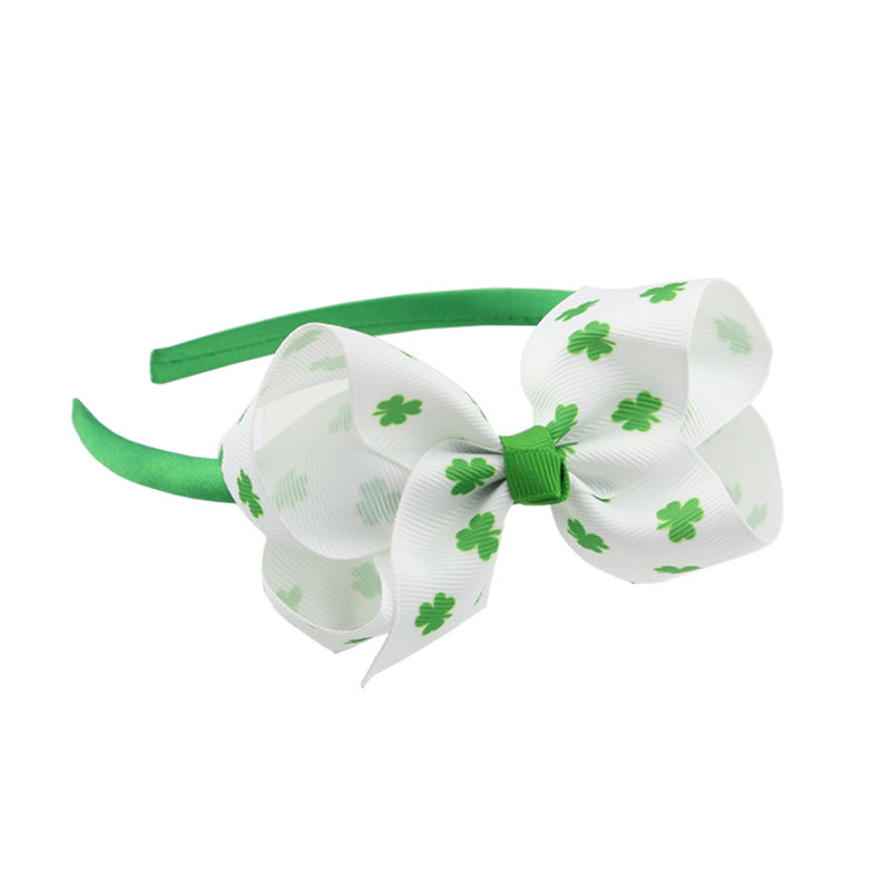 Girls Clover St Patrick's Day Accessories Headwear Wholesale 23022004