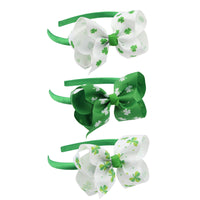 Load image into Gallery viewer, Girls Clover St Patrick&#39;s Day Accessories Headwear Wholesale 23022004
