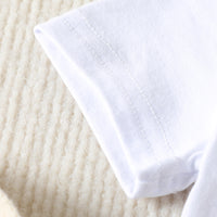 Load image into Gallery viewer, 3 Pieces Set Baby Girls Easter Letters Rabbit Print T-Shirts And Solid Color Shorts And Headwear Wholesale 230220127
