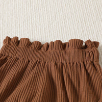 Load image into Gallery viewer, 3 Pieces Set Baby Girls Easter Letters Rabbit Print T-Shirts And Solid Color Shorts And Headwear Wholesale 230220127
