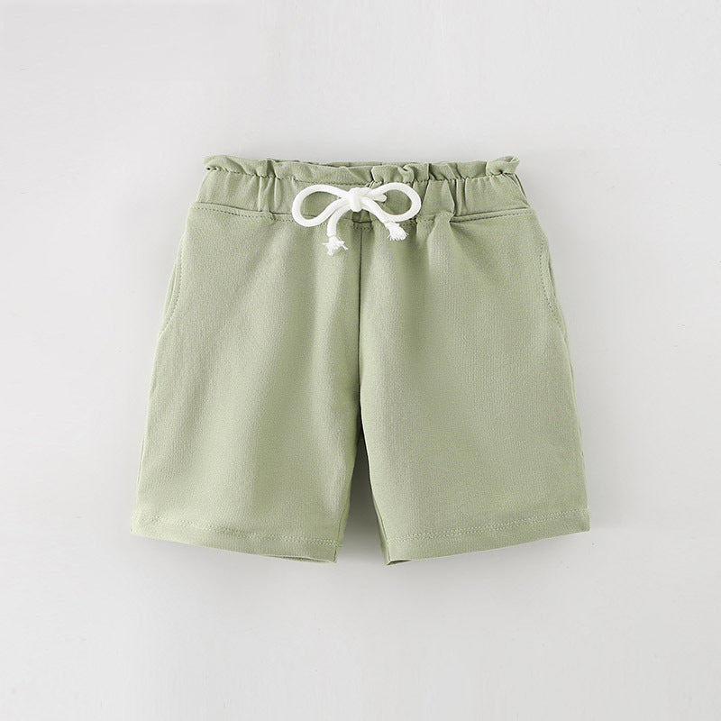 Baby Kid Girls Solid Color Shorts Wholesale 230220137