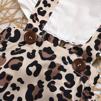 Load image into Gallery viewer, Baby Girls Color-blocking Flower Leopard Print Rompers Wholesale 23022014
