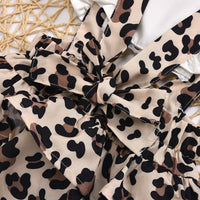 Load image into Gallery viewer, Baby Girls Color-blocking Flower Leopard Print Rompers Wholesale 23022014
