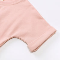 Load image into Gallery viewer, 2 Pieces Set Baby Kid Unisex Solid Color T-Shirts And Shorts Wholesale 230220175
