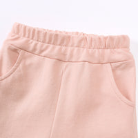 Load image into Gallery viewer, 2 Pieces Set Baby Kid Unisex Solid Color T-Shirts And Shorts Wholesale 230220175
