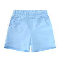 Load image into Gallery viewer, 2 Pieces Set Baby Kid Unisex Solid Color T-Shirts And Shorts Wholesale 230220175
