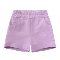 Load image into Gallery viewer, 2 Pieces Set Baby Kid Unisex Solid Color T-Shirts And Shorts Wholesale 230220175
