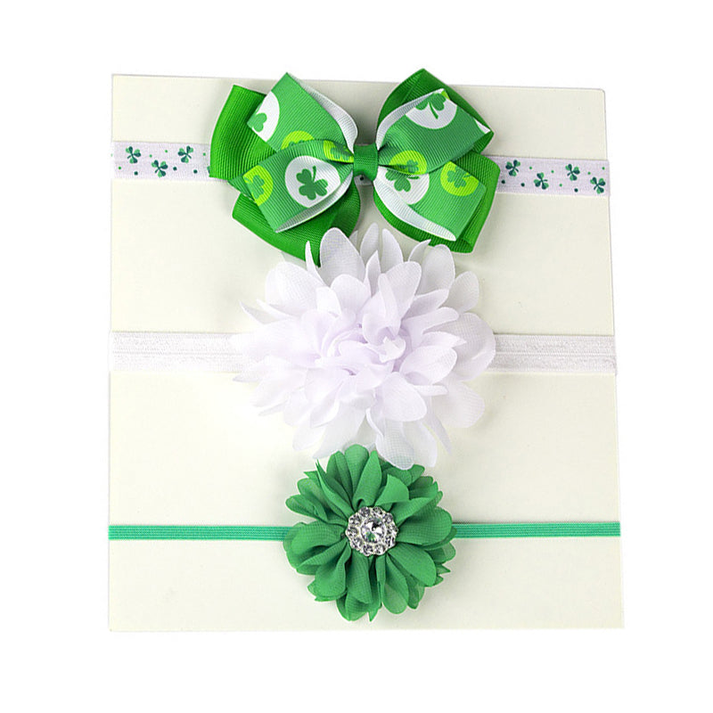 Girls Clover St Patrick's Day Accessories Headwear Wholesale 23022019