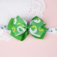 Load image into Gallery viewer, Girls Clover St Patrick&#39;s Day Accessories Headwear Wholesale 23022019
