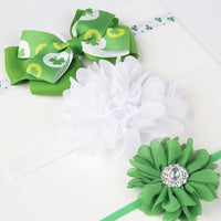 Load image into Gallery viewer, Girls Clover St Patrick&#39;s Day Accessories Headwear Wholesale 23022019

