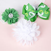Load image into Gallery viewer, Girls Clover St Patrick&#39;s Day Accessories Headwear Wholesale 23022019
