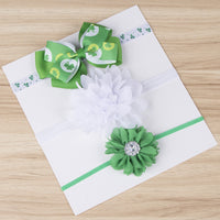 Load image into Gallery viewer, Girls Clover St Patrick&#39;s Day Accessories Headwear Wholesale 23022019
