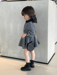 Load image into Gallery viewer, 2 Pieces Set Baby Kid Girls Solid Color Polo Shirts And Skirts Wholesale 230220200
