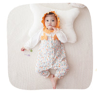 Load image into Gallery viewer, Baby Girls Color-blocking Flower Bow Print Jumpsuits Wholesale 230220223
