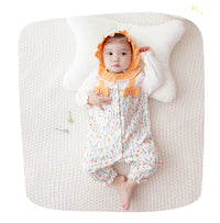 Load image into Gallery viewer, Baby Girls Color-blocking Flower Bow Print Jumpsuits Wholesale 230220223
