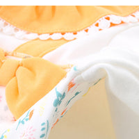 Load image into Gallery viewer, Baby Girls Color-blocking Flower Bow Print Jumpsuits Wholesale 230220223
