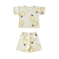 Load image into Gallery viewer, Baby Girls Flower Print Rompers Wholesale 230220233
