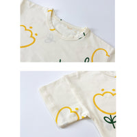 Load image into Gallery viewer, Baby Girls Flower Print Rompers Wholesale 230220233
