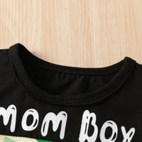 Load image into Gallery viewer, 2 Pieces Set Baby Kid Boys Letters Camo Print T-Shirts And Shorts Wholesale 23022042

