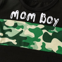 Load image into Gallery viewer, 2 Pieces Set Baby Kid Boys Letters Camo Print T-Shirts And Shorts Wholesale 23022042
