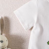 Load image into Gallery viewer, 2 Pieces Set Baby Kid Girls Easter Letters Rabbit Cartoon Print T-Shirts And Pants Wholesale 23022090
