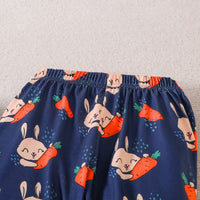 Load image into Gallery viewer, 2 Pieces Set Baby Kid Girls Easter Letters Rabbit Cartoon Print T-Shirts And Pants Wholesale 23022090
