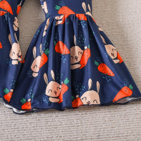 Load image into Gallery viewer, 2 Pieces Set Baby Kid Girls Easter Letters Rabbit Cartoon Print T-Shirts And Pants Wholesale 23022090
