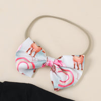 Load image into Gallery viewer, 2 Pieces Set Baby Kid Girls Letters Cartoon Print T-Shirts And Shorts Wholesale 230222134
