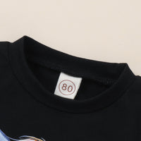 Load image into Gallery viewer, 2 Pieces Set Baby Kid Girls Letters Cartoon Print T-Shirts And Shorts Wholesale 230222134
