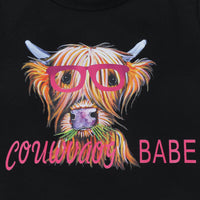 Load image into Gallery viewer, 2 Pieces Set Baby Kid Girls Letters Cartoon Print T-Shirts And Shorts Wholesale 230222134
