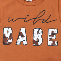 Load image into Gallery viewer, 2 Pieces Set Baby Kid Girls Letters Cartoon Print T-Shirts And Shorts Wholesale 230222134
