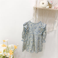 Load image into Gallery viewer, Baby Kid Girls Flower Print Dresses Wholesale 23022215
