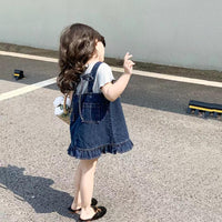 Load image into Gallery viewer, Baby Kid Girls Solid Color Dresses Wholesale 230222185
