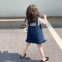 Load image into Gallery viewer, Baby Kid Girls Solid Color Dresses Wholesale 230222185
