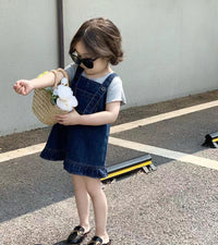Load image into Gallery viewer, Baby Kid Girls Solid Color Dresses Wholesale 230222185
