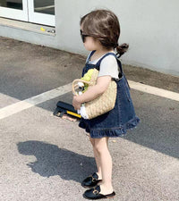 Load image into Gallery viewer, Baby Kid Girls Solid Color Dresses Wholesale 230222185
