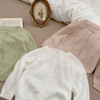 Load image into Gallery viewer, Baby Girls Solid Color Cardigan Wholesale 230222204
