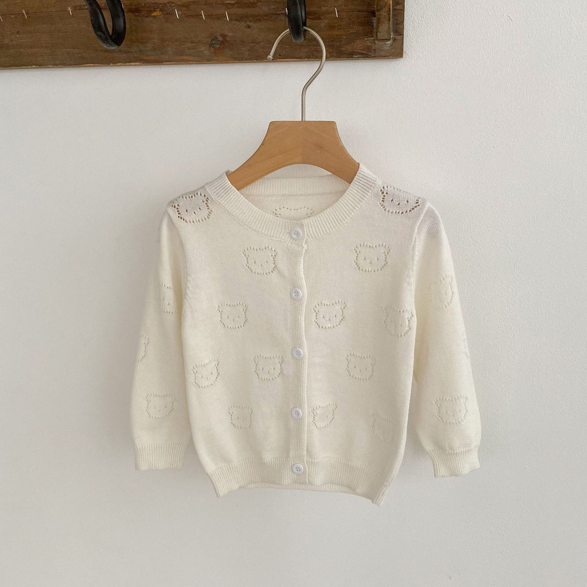 Baby Girls Solid Color Cardigan Wholesale 230222204