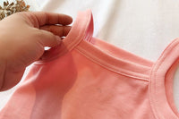 Load image into Gallery viewer, 2 Pieces Set Baby Kid Girls Solid Color Tank Tops And Shorts Wholesale 230222210
