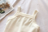 Load image into Gallery viewer, 2 Pieces Set Baby Kid Girls Solid Color Tank Tops And Shorts Wholesale 230222210
