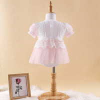 Load image into Gallery viewer, Baby Girls Bow Rompers Wholesale 23022223
