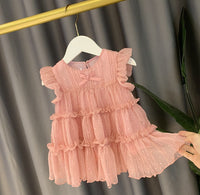 Load image into Gallery viewer, Baby Kid Girls Bow Dresses Wholesale 23022225
