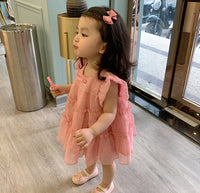 Load image into Gallery viewer, Baby Kid Girls Bow Dresses Wholesale 23022225
