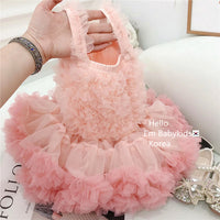 Load image into Gallery viewer, Baby Kid Girls Solid Color Birthday Dresses Princess Dresses Wholesale 23022240
