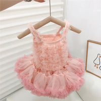 Load image into Gallery viewer, Baby Kid Girls Solid Color Birthday Dresses Princess Dresses Wholesale 23022240
