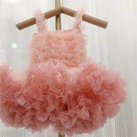 Load image into Gallery viewer, Baby Kid Girls Solid Color Birthday Dresses Princess Dresses Wholesale 23022240
