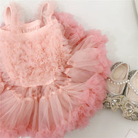 Load image into Gallery viewer, Baby Kid Girls Solid Color Birthday Dresses Princess Dresses Wholesale 23022240
