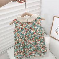 Load image into Gallery viewer, Baby Kid Girls Flower Fruit Print Dresses Wholesale 23022254
